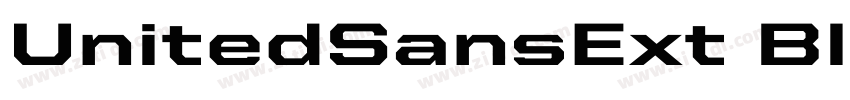 UnitedSansExt Black字体转换